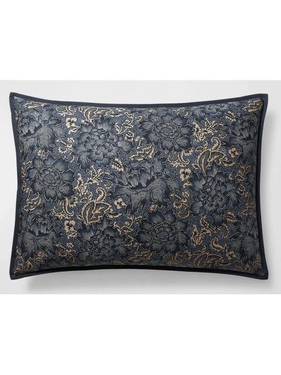 Ralph Lauren Other - RALPH LAUREN KEATON DEEP INDIGO BLUE FLORAL COTTON STANDARD PILLOW SHAM $145 NWT